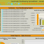 Handmade Bookkeeping Spreadsheet 2.0 : Number One Selling ... As Well As Free Etsy Bookkeeping Spreadsheet