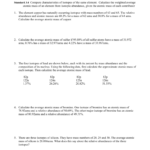 Handout 03  Average Atomic Mass Also Isotopes And Average Atomic Mass Worksheet Answers