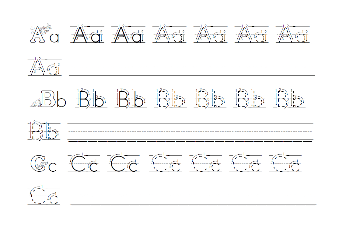 Handwriting Practice Sheets  Free Handwriting Worksheets  3 Styles With Manuscript Practice Worksheets