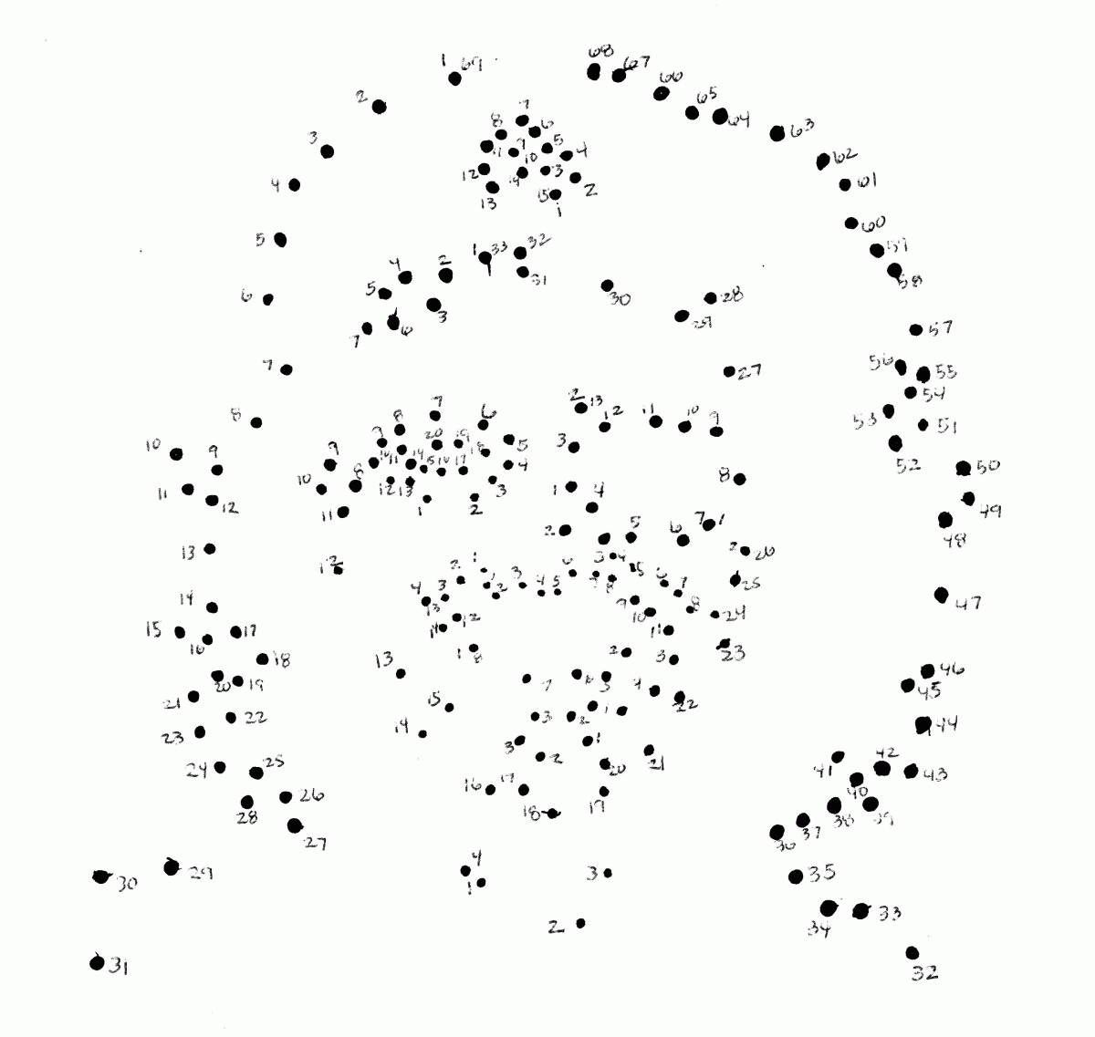 Hard Dot To Dots  Coloring Home Intended For Connect The Dots Worksheets