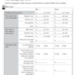 Health Plan Comparison Form  Washington Pages 1  4  Text Version Pertaining To Medicare Drug Plan Comparison Worksheet