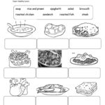 Healthy Food Worksheet  Free Esl Printable Worksheets Madeteachers Or Healthy Food Worksheets