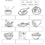 Healthy Food Worksheet  Free Esl Printable Worksheets Madeteachers Within Healthy Eating Worksheets