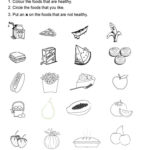 Healthy Foods Worksheet  Free Esl Printable Worksheets Madeteachers Intended For Free Health Worksheets For Elementary Students