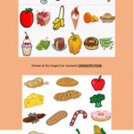 Healthy  Unhealthy Food Interactive Worksheet Within Healthy Food Worksheets