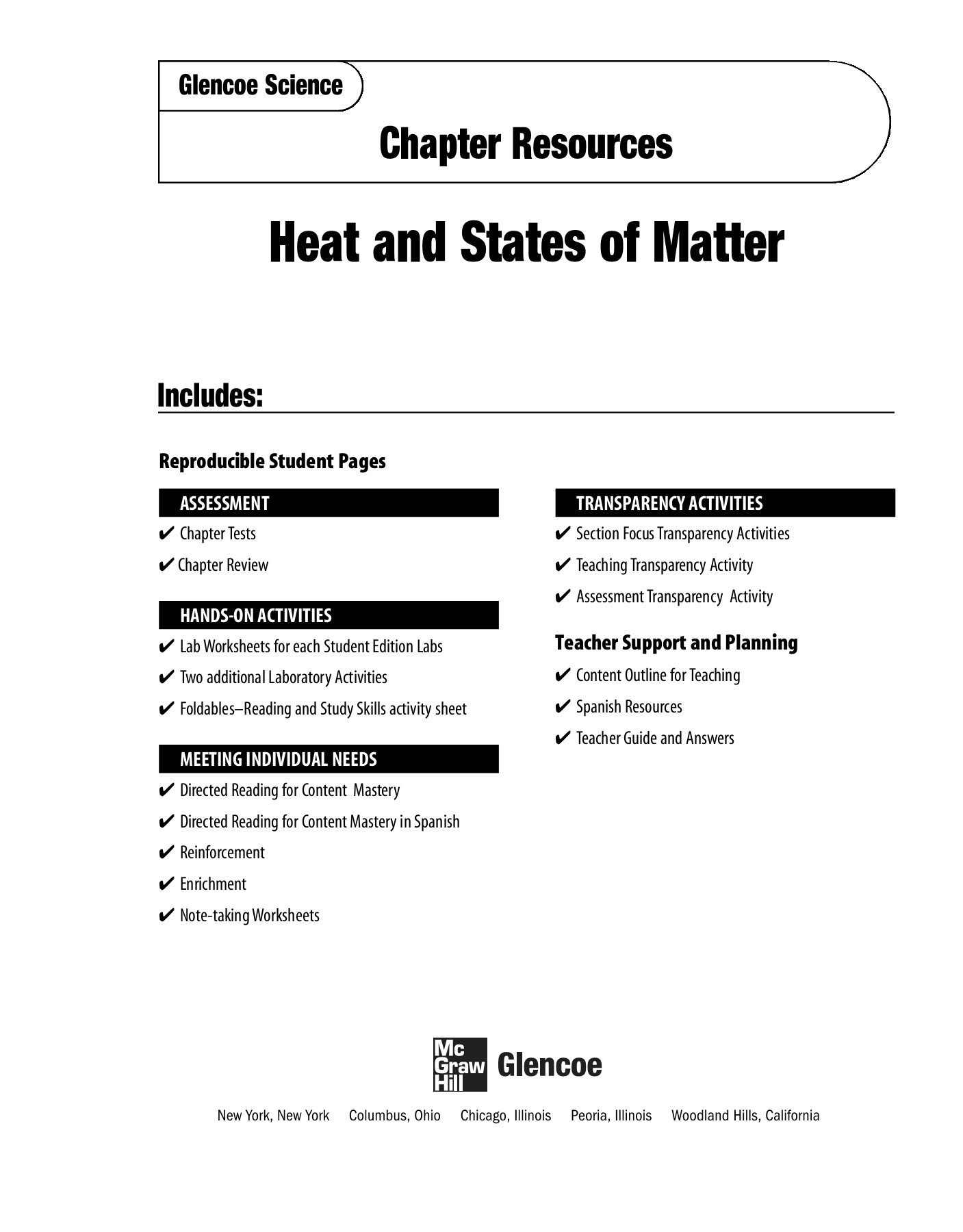 Heat And States Of Matter  Weebly Pages 1  50  Text Version Or Thermal Energy Note Taking Worksheet Answers