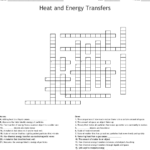 Heat Transfer Conduction Convection And Radiation Crossword Inside Heat Transfer Vocabulary Worksheet