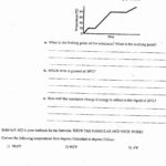 Heating Curve Worksheet Answers  Briefencounters With Regard To Heating And Cooling Curves Worksheet