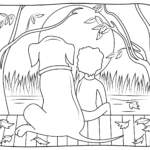 Henry And Mudge Under Ther Yellow Moon Coloring Page  Free With Regard To Henry And Mudge Under The Yellow Moon Worksheets