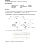 High School Electric Circuits Lesson Plan Along With Electrical Circuit Worksheets