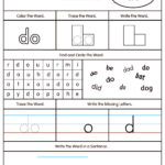 Highfrequency Word Do Printable Worksheet  Myteachingstation Along With Preschool Sight Words Worksheets