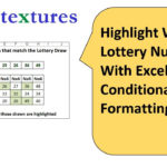 Highlight Winning Lottery Numbers   Excel Conditional Formatting ... Throughout Excel Lottery Spreadsheet Templates