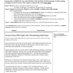 Hms Middle School Reading Article Regarding Infectious Disease Worksheet Middle School