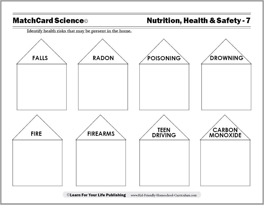 Home Safety Worksheet Within Poison Safety Worksheets