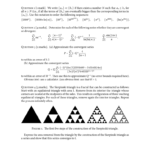 Homework 1 Math 101 Regarding Sierpinski Triangle Worksheet Answers