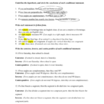 Homework 21 Conditional Statements Inside Worksheet 2 4 Biconditional Statements Answers