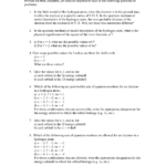 Honors Chemistry Worksheet – Electronic Structure Of Atoms Also Honors Chemistry Worksheet