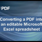 How To | Convert Pdf To Excel | Power Pdf | Nuance Throughout Convert Excel Spreadsheet To Fillable Pdf