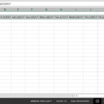How To Create A Basic Attendance Sheet In Excel « Microsoft Office ... For How To Create A Simple Excel Spreadsheet