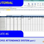 How To Create A Simple Excel Employee Attendance Tracker Spreadsheet ... Or Leave Tracking Spreadsheet
