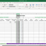 How To Do Payroll In Excel  Free Template Inside Payroll Worksheet Sample