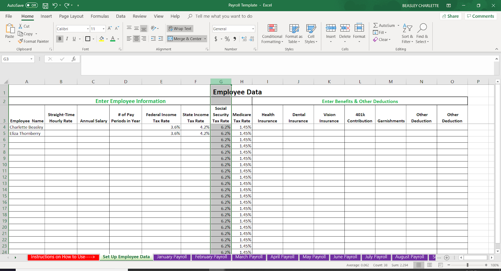 How To Do Payroll In Excel  Free Template Inside Payroll Worksheet Sample