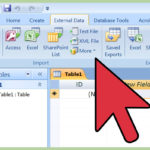How To Import Excel Into Access: 8 Steps (With Pictures)   Wikihow With Regard To Create Database From Spreadsheet