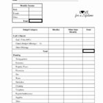 How To Make A Good Budget Spreadsheet For Church Bud Worksheet New ... Along With How To Make A Good Budget Spreadsheet