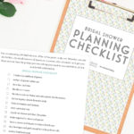 How To Plan A Bridal Shower  Free Printable Bridal Shower Checklist For Bridal Shower Planning Worksheet