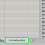 How To Prepare Payroll In Excel (With Pictures)   Wikihow With Regard To Payroll Accrual Spreadsheet Template