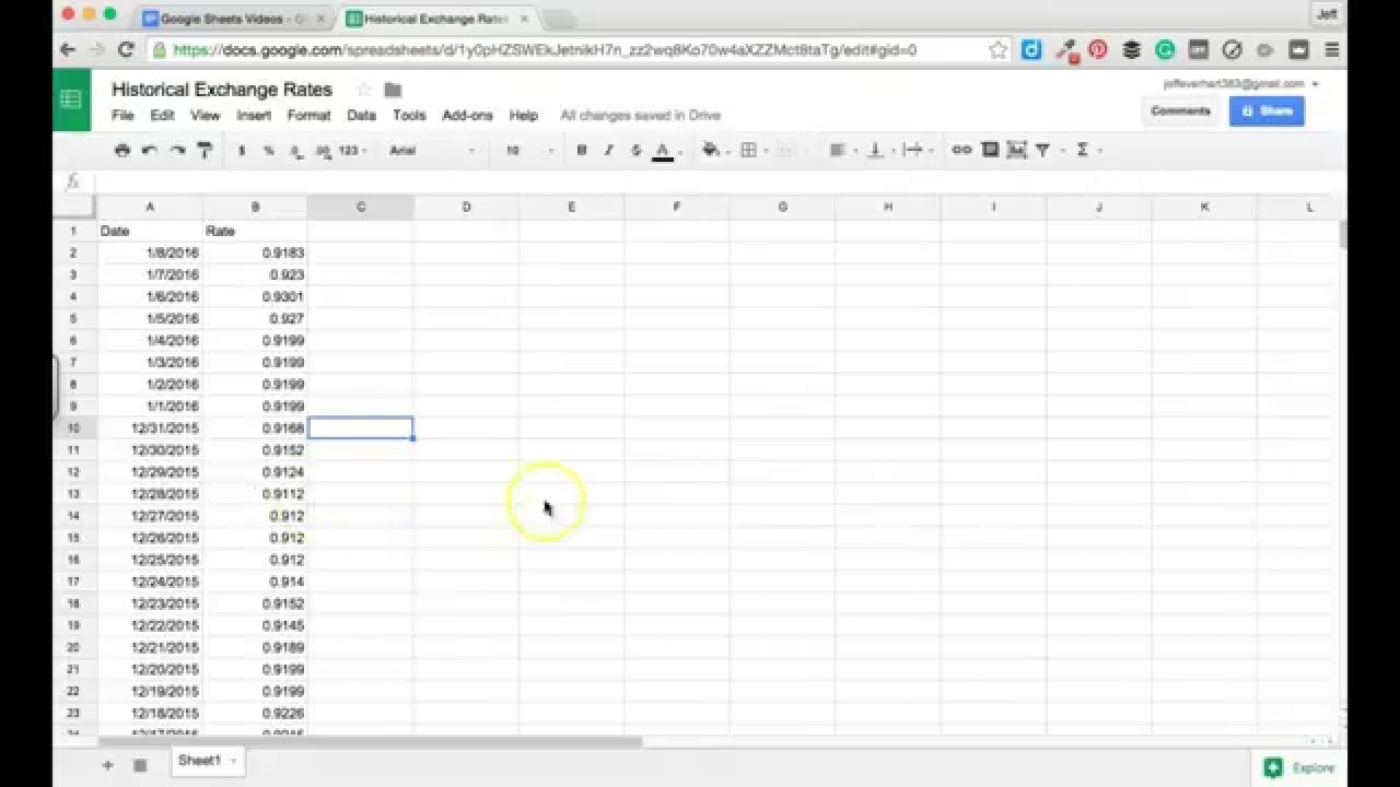 How To Publish Google Sheets To The Web | Google Drive 2016 - Youtube Within Publish An Excel Spreadsheet To The Web