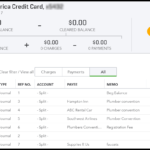 How To Reconcile Business Credit Card Accounts In Quickbooks Online Intended For Credit Card Statement Worksheet