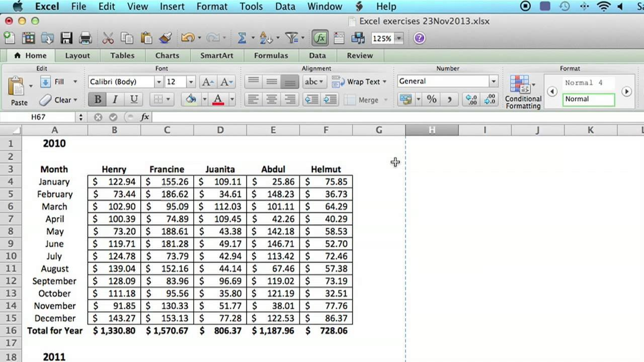 How To Save An Excel Spreadsheet To Look Like A Single Page : Using ... In How Do You Do An Excel Spreadsheet