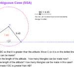 How To Solve Ssa Ambiguous Case Pertaining To Law Of Sines Ambiguous Case Worksheet