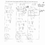 How To Solve Systems Of Equations With Elimination Method In Solving Systems Of Equations By Elimination Worksheet