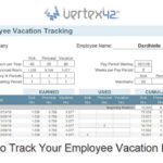 How To Use The Vacation Tracking Spreadsheet   Youtube As Well As Paid Time Off Tracking Spreadsheet
