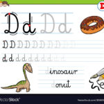 How To Write Letter D Worksheet For Kids As Well As Letter D Preschool Worksheets
