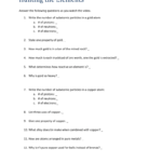 Hunting The Elements Answer The Following Questions As You Watch As Well As Hunting The Elements Worksheet