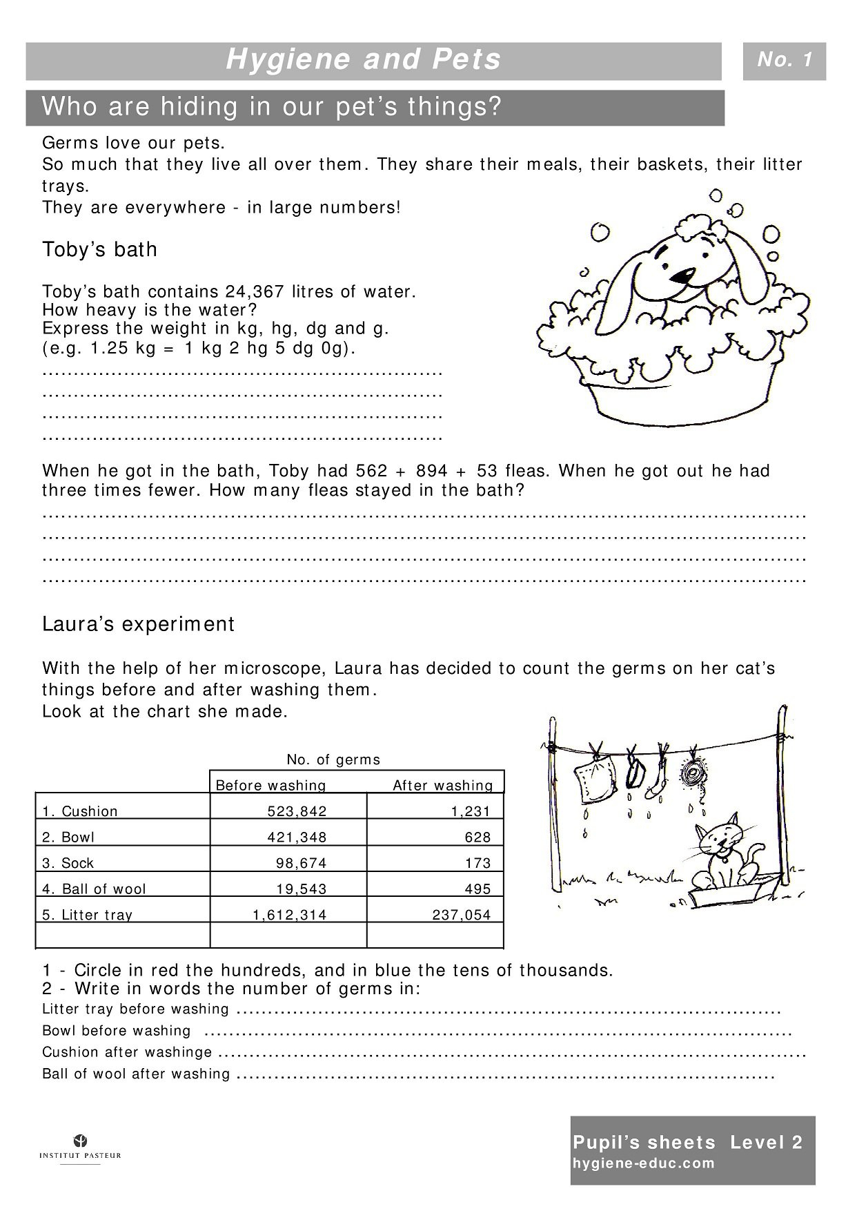 Hygiene And Pets Worksheets For Kids Level 2  Personal Hygiene As Well As Sleep Hygiene Worksheet