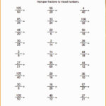 Improper Fractions And Mixed Numbers Super Teacher Worksheet In Converting Mixed Numbers To Improper Fractions Worksheet