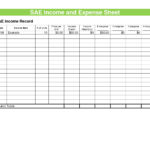 Income And Expenditure Spreadsheet Template How To Create An Excel ... Along With Incomings And Outgoings Spreadsheet