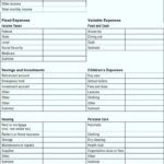 Income And Expense Statement Form Or Church Expenses Template In E ... Or Income And Expense Statement Template
