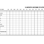 Independent Contractor Profit And Loss Statement Template Then ... Intended For Quarterly Income Statement Template