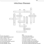 Infectious Diseases Crossword  Wordmint Along With Infectious Disease Worksheet Answer Key