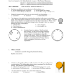 Insulators Conductors And Polarization In Physics Classroom Static Electricity Worksheet Answers