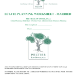 Intake Worksheet  Married  Massachusetts Estate Planning Attorney Also Trust Planning Worksheet