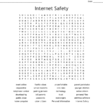 Internet Safety Word Search  Wordmint Along With Internet Safety Worksheets For Kids