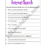 Internet Scavenger Hunt  Esl Worksheetbarb03 For Internet Scavenger Hunt Worksheet