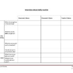 Interview About Daily Routine Worksheet  Free Esl Printable For Interview Worksheet For Students