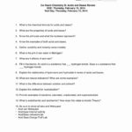 Introduction To Acids And Bases Worksheet Answer Key  Briefencounters Intended For Introduction To Acids And Bases Worksheet Answer Key